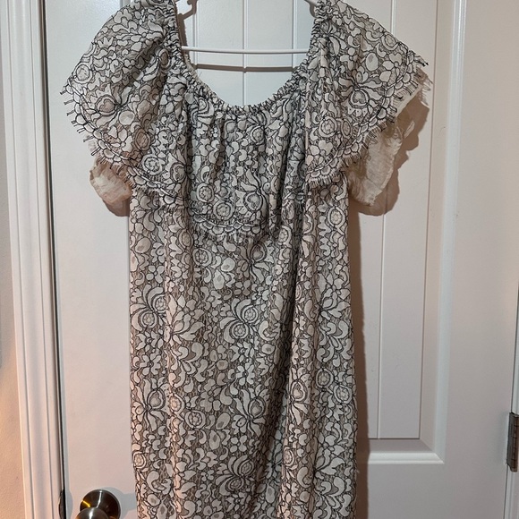 Umgee Black and White Strapless Dress Small - Picture 1 of 3